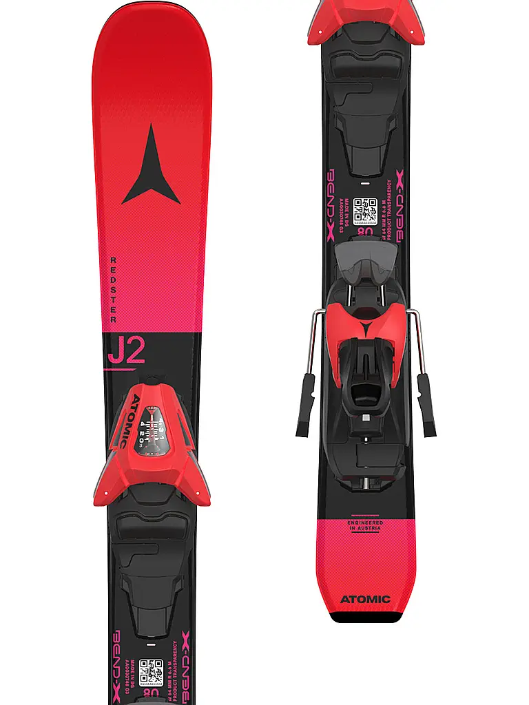 ATOMIC | Kinderski Set Redster J2 70-90 + C 5 GW | rot