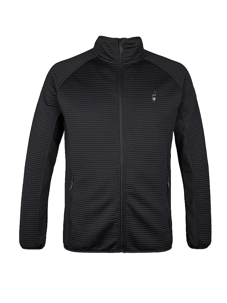 AULP Fleecejacke Numix Feuchtigkeitsableitend Schwarz