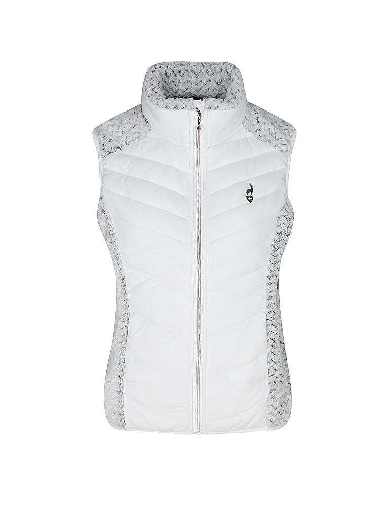 Damen Hybridweste Corda weiss L W