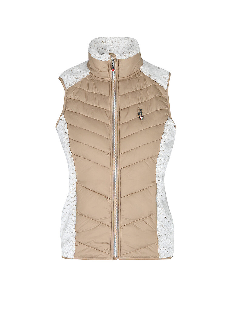 AULP Damen Hybridweste Corda camel | S