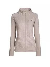 AULP | Damen Fleecejacke Simix Jaquard | creme