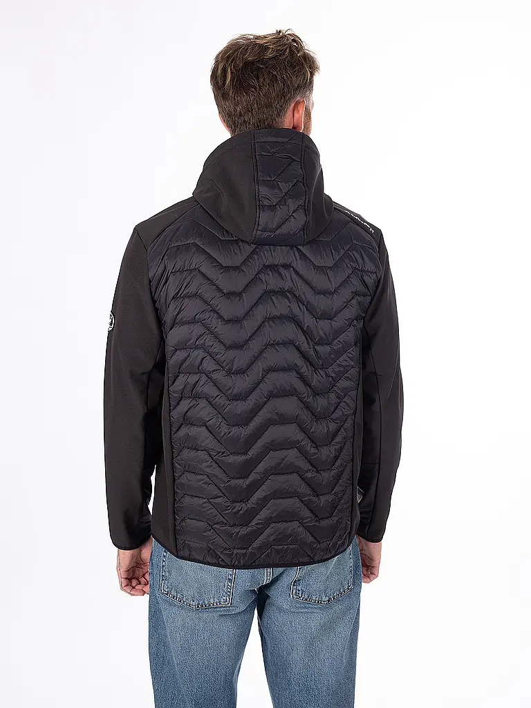 AULP | Herren Hybridjacke Clint | schwarz
