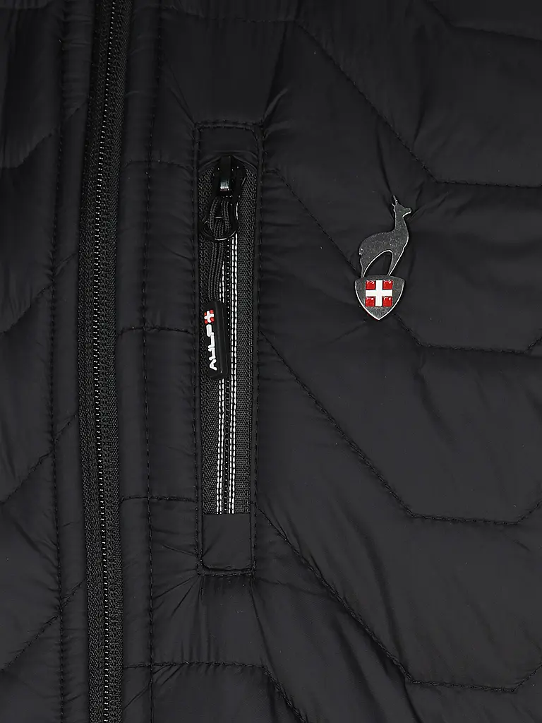 AULP | Herren Hybridjacke Clint | Schwarz