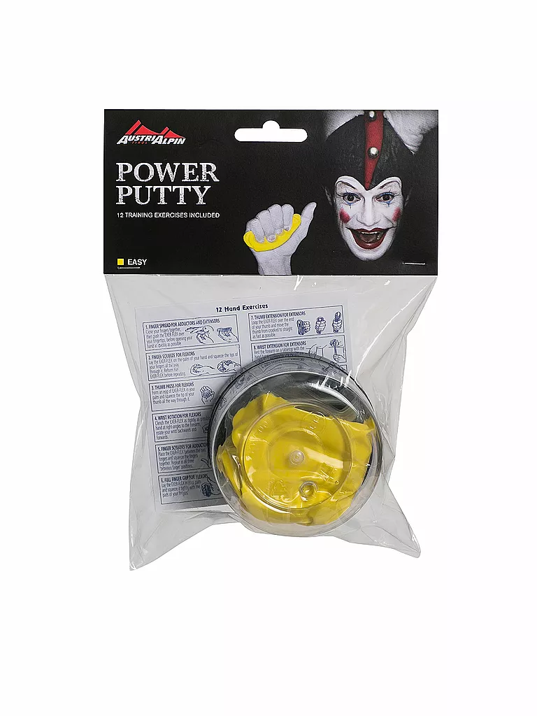 AUSTRIALPIN | Trainingsknete Power Putty Leicht | gelb