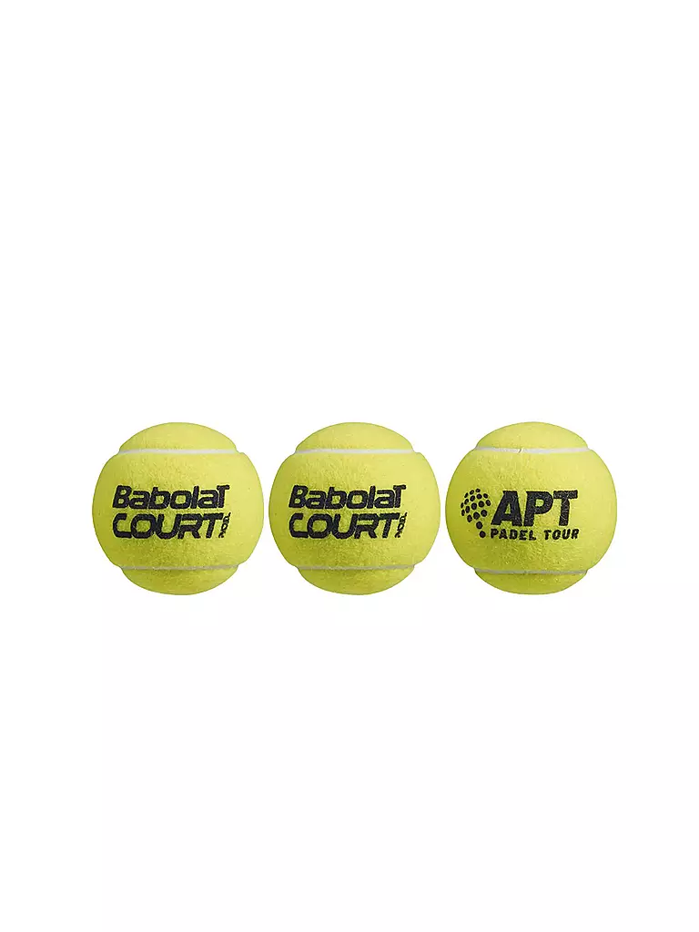 BABOLAT | Padel-Tennisbälle Court X3 | gelb