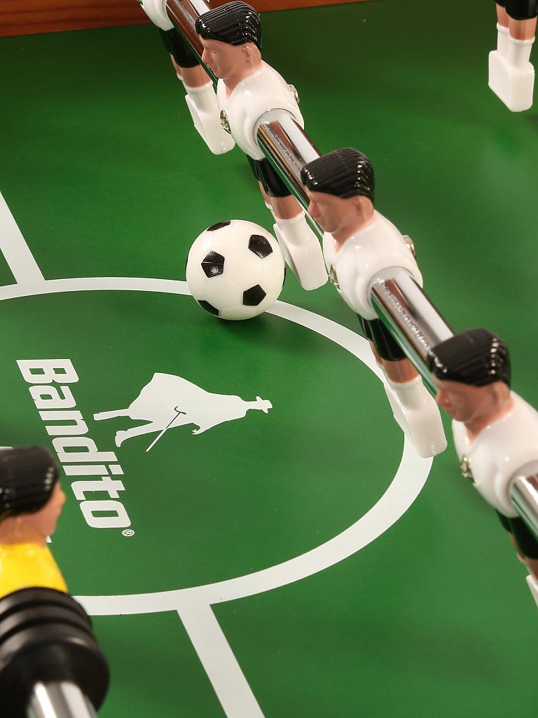BANDITO SPORT | Fußballkicker Profi Soccer Deluxe - Holzdekor | 