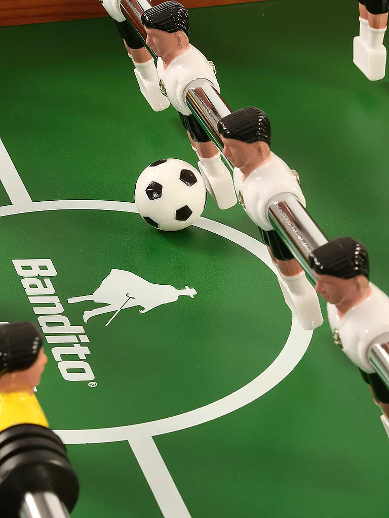 BANDITO SPORT | Fußballkicker Profi Soccer Deluxe - Holzdekor | braun