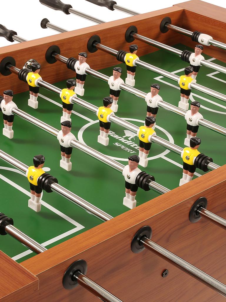 BANDITO SPORT | Fußballkicker Profi Soccer Deluxe - Holzdekor | 