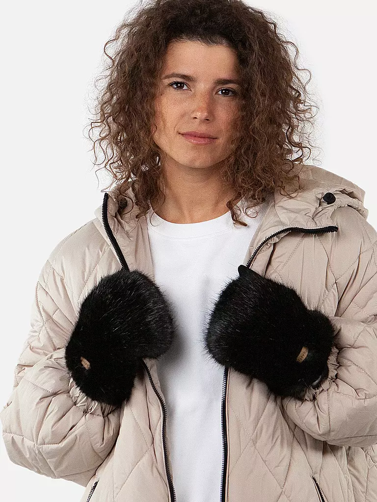 BARTS | Damen Fleecefauster Fur | schwarz