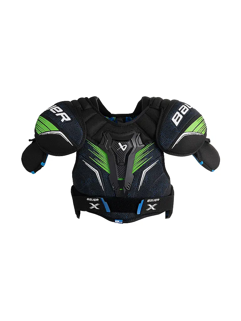 BAUER | Kinder Eishockey Schulterschutz X 2.0 | Schwarz