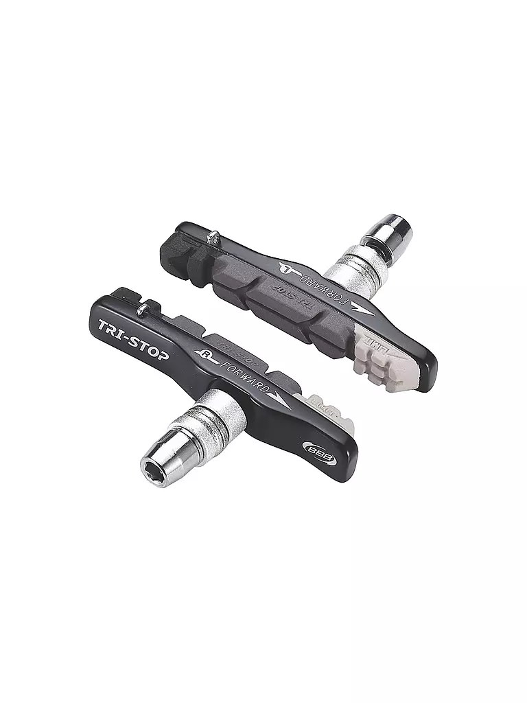 BBB | Fahrrad Bremsschuhe V-Brake Tristop BBS-14T | schwarz