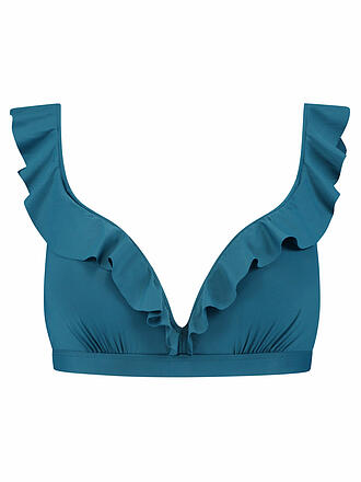BEACHLIFE | Damen Bikinioberteil Petrol