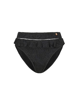 BEACHLIFE | Damen Bikiniunterteil Black Embroidery