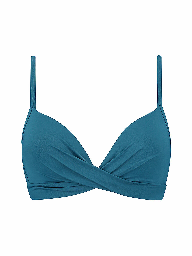 BEACHLIFE Bikinioberteil Vorformt Metall-Glänzend Petrol