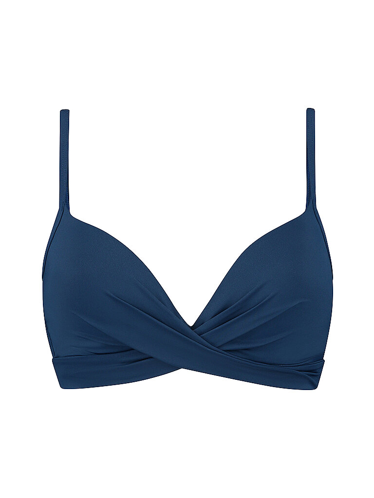 BEACHLIFE Bikinioberteil Push-Up Verstellbar Polyamid-Elastan Dunkelblau