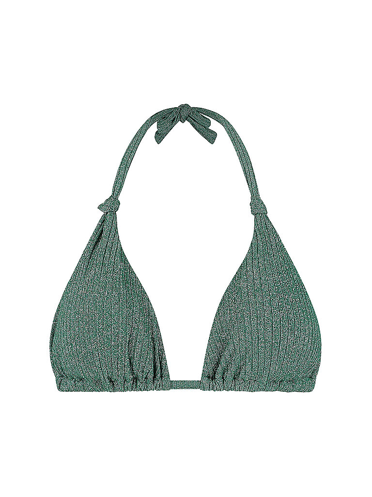 BEACHLIFE Bikinioberteil Triangle Polyamid-Lurex-Esasthan Dunkelgrün