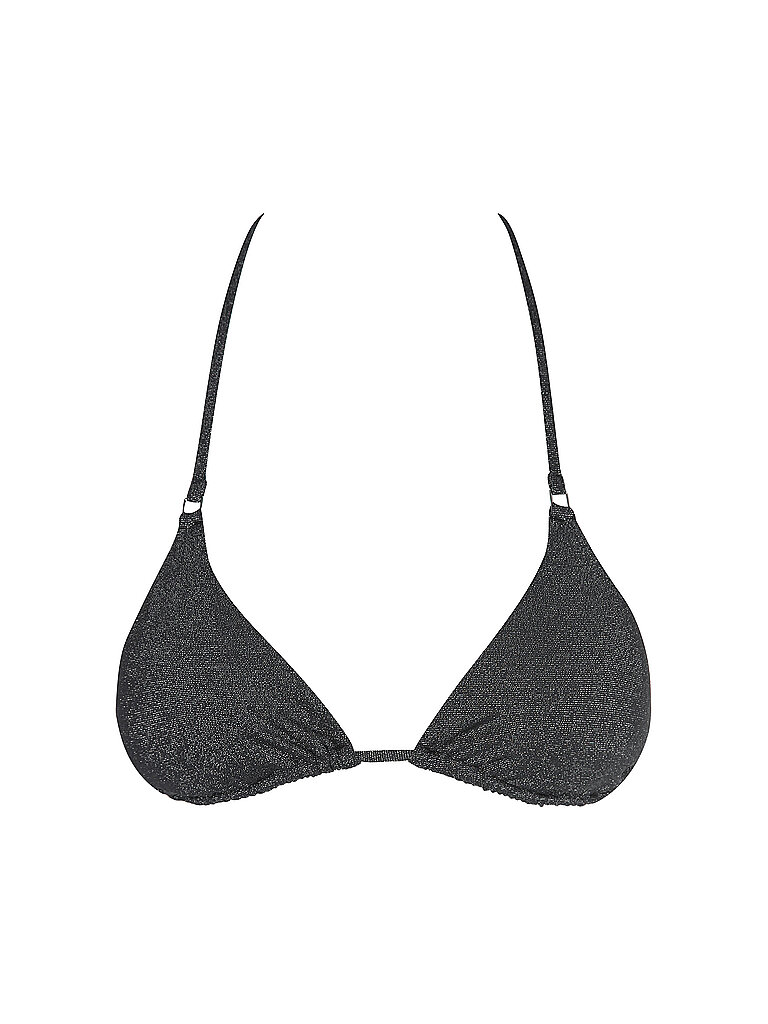 BEACHLIFE Bikinioberteil Glitzernder Stoff Polyamid-Elastan-Lurex Schwarz