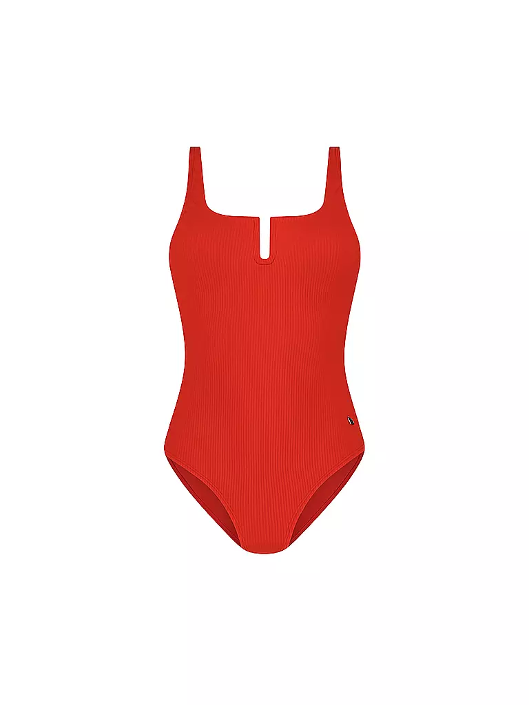 BEACHLIFE | Damen Badeanzug Fiery Red | rot