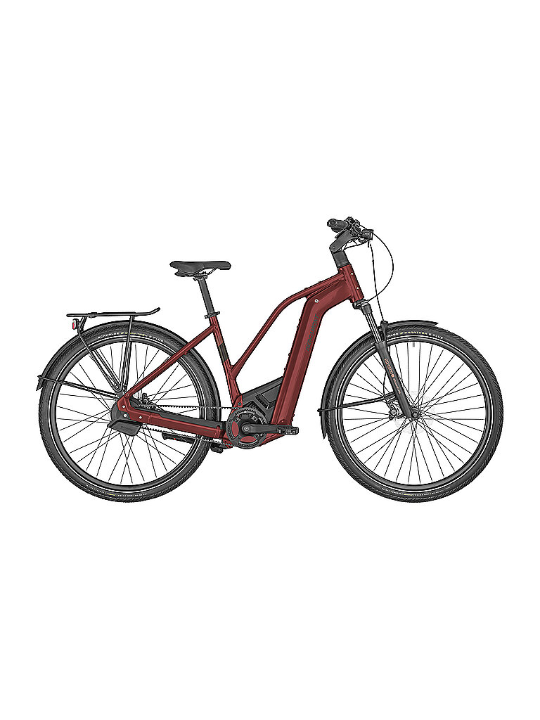 BERGAMONT Damen E-Bike E-Horizon Premium Pro Belt rot | 48