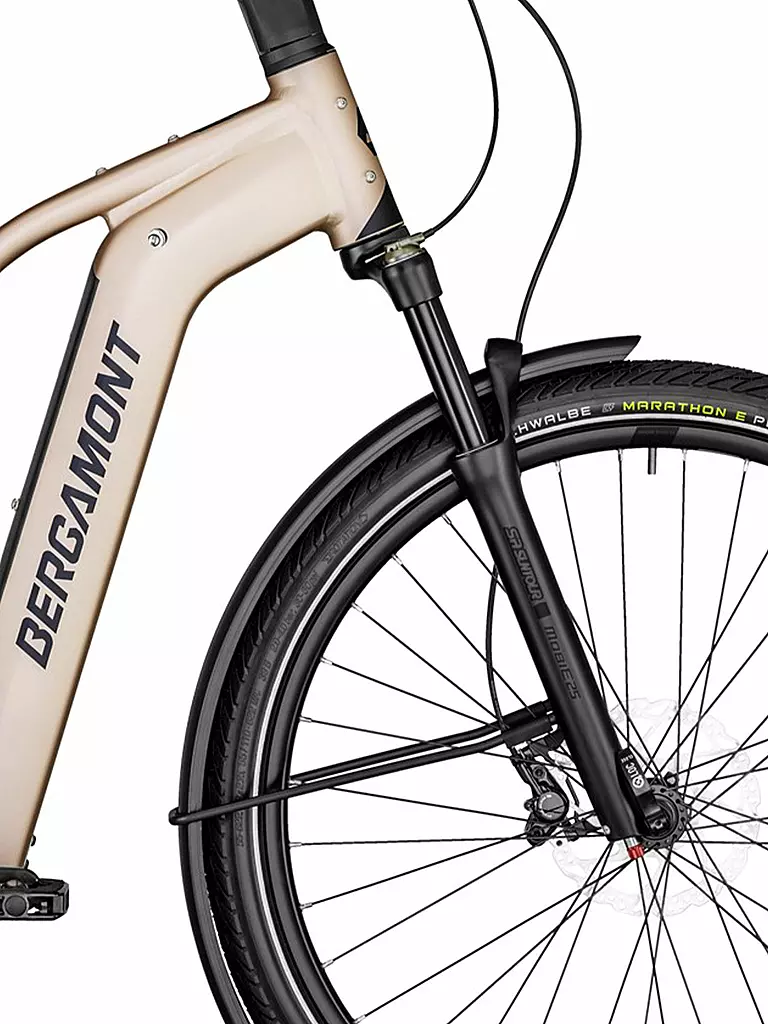 BERGAMONT | Damen E-Trekkingbike 28" E-Horizon Premium Pro Belt Lady | gold