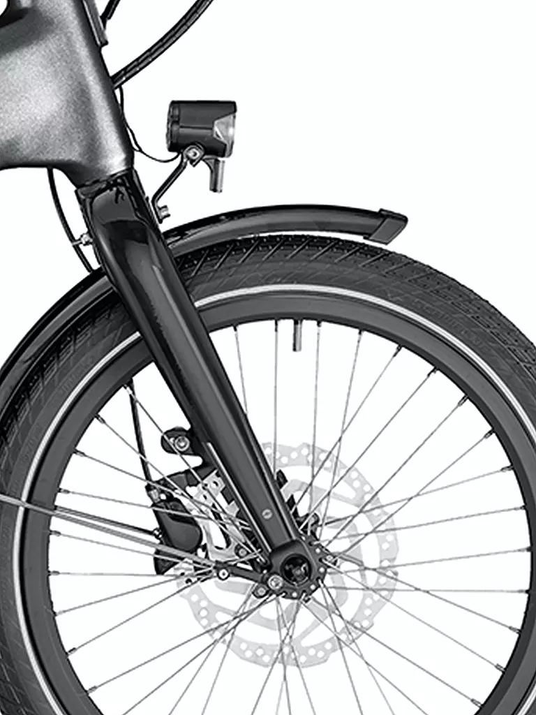 BERGAMONT | Damen E-Urbanbike Paul-E EQ Edition | silber