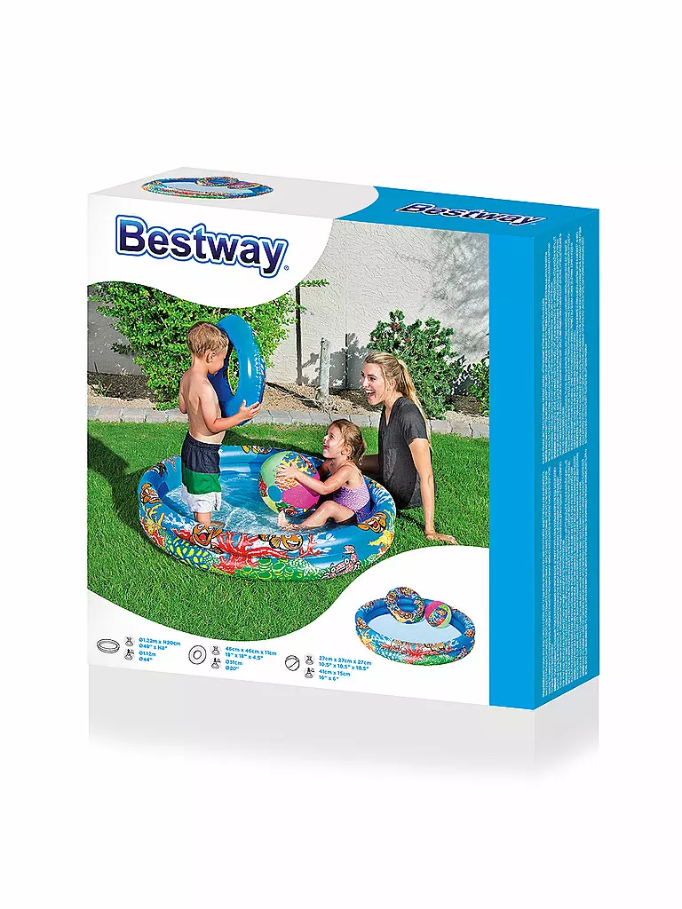 BESTWAY | Planschbecken Set Clownfish | bunt