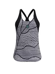 BIDI BADU | Damen Tennis Tanktop Protected Leafs | schwarz