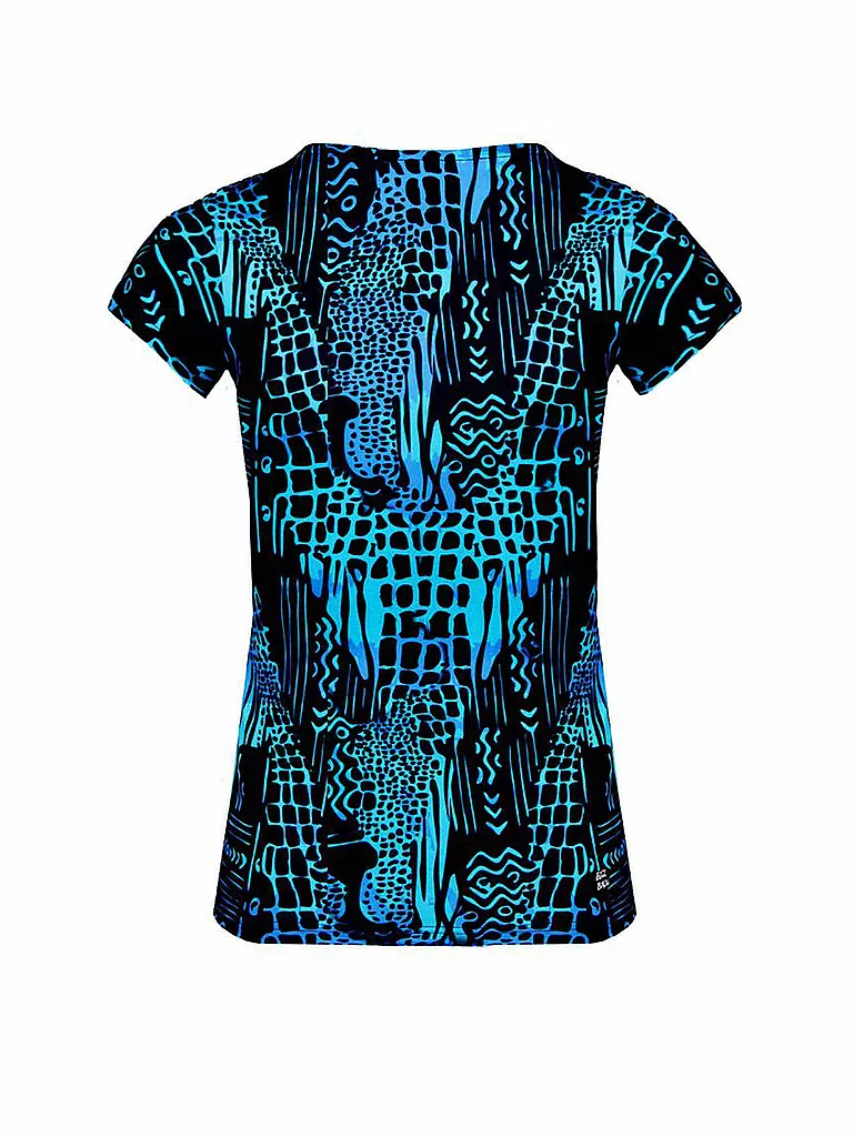 BIDI BADU | Damen Tennisshirt Bella 2.0 Tech V-Neck | dunkelblau