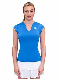 BIDI BADU | Damen Tennisshirt Crew | blau