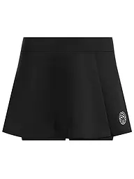 BIDI BADU | Damen Tennisskort Protected Leafs Wavy | schwarz