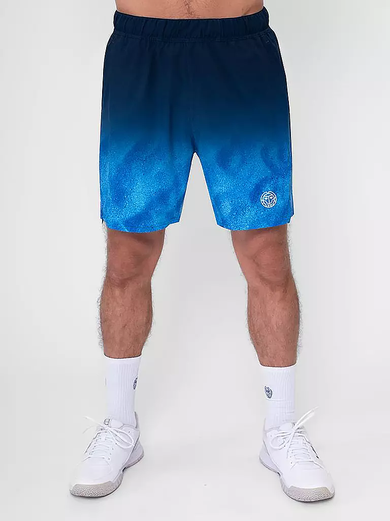 BIDI BADU | Herren Tennisshort Beach Spirit 7inch | dunkelblau