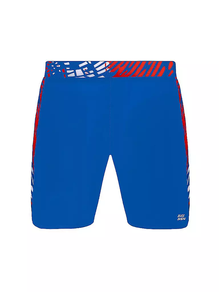 BIDI BADU | Herren Tennisshort Tulu 7Inch Tech US Flag | blau