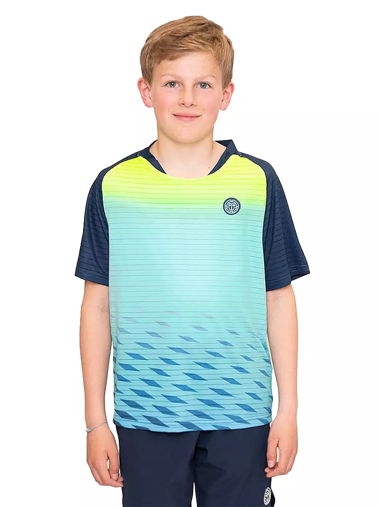 BIDI BADU | Kinder Tennisshirt Colortwist JR. | türkis