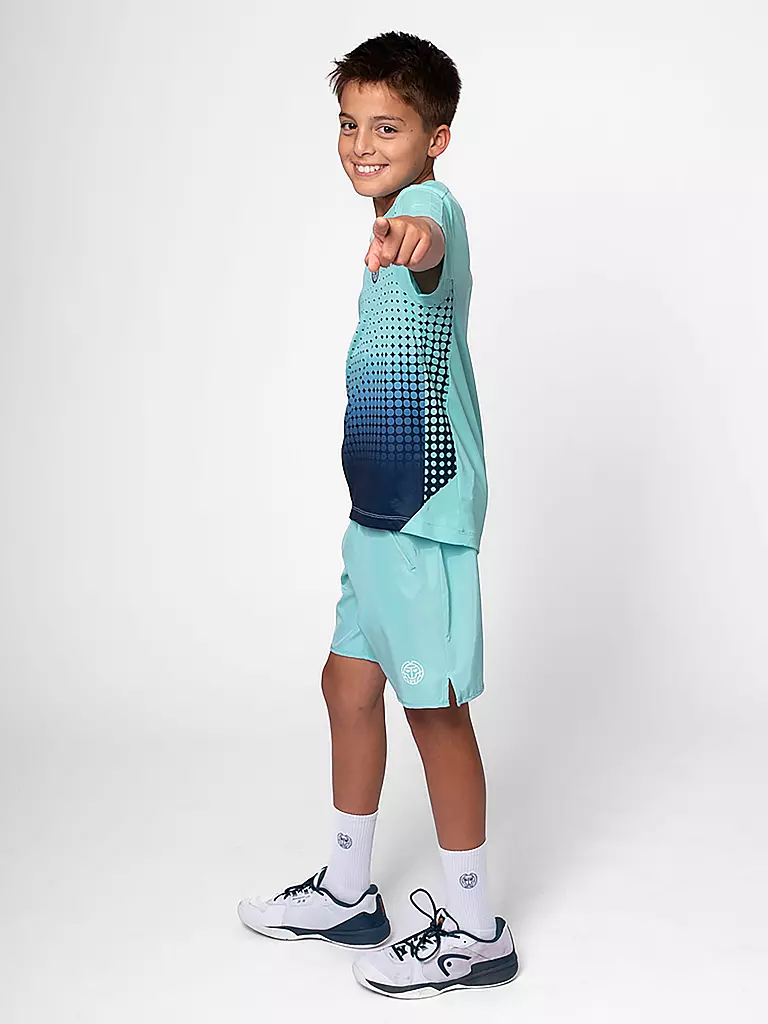 BIDI BADU | Kinder Tennisshirt Spectrum | blau