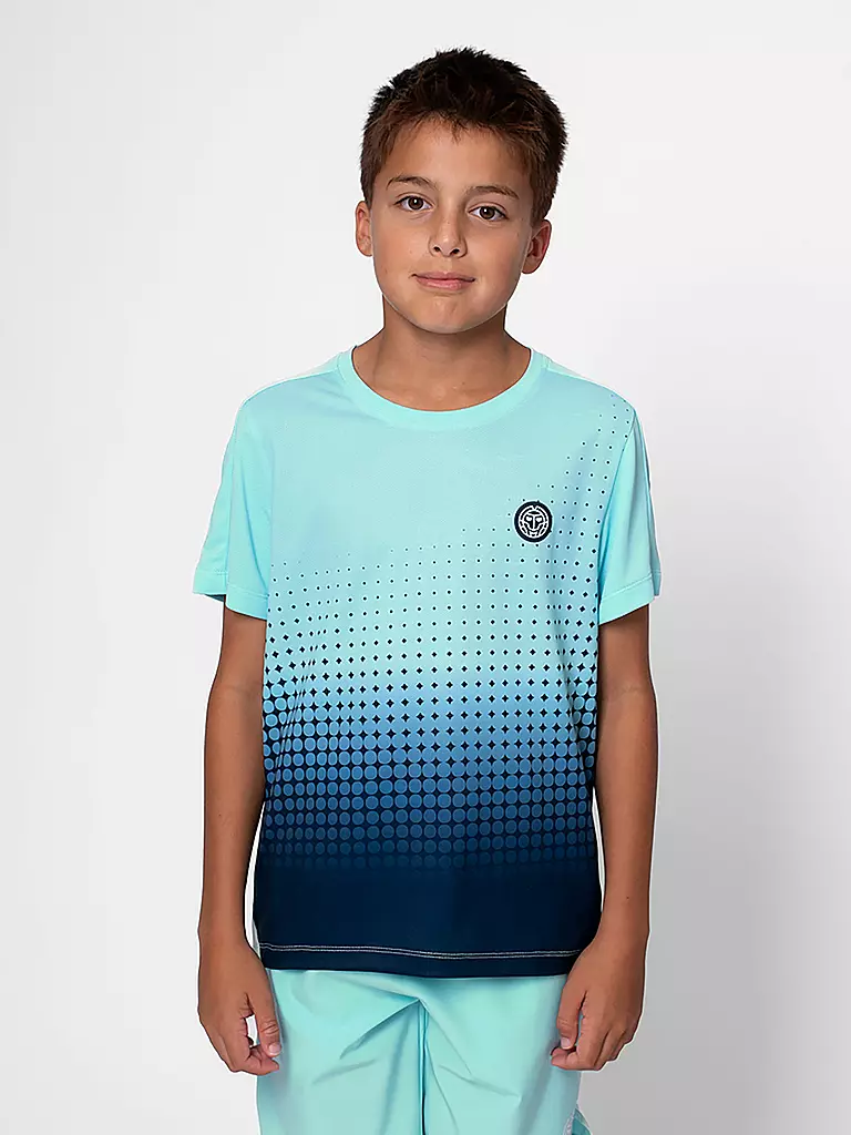 BIDI BADU | Kinder Tennisshirt Spectrum | blau