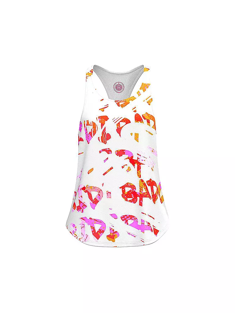 BIDI BADU | Mädchen Tennis Tanktop Wild Arts | weiss