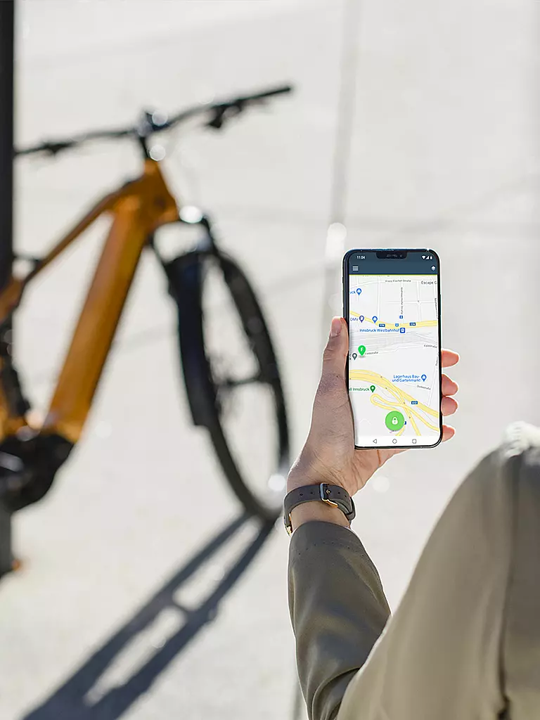 Bike Trax GPS Tracker Yamaha für EBikes schwarz