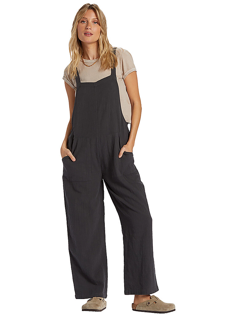 Billabong Jumpsuit Relaxed Fit Baumwolle Beige