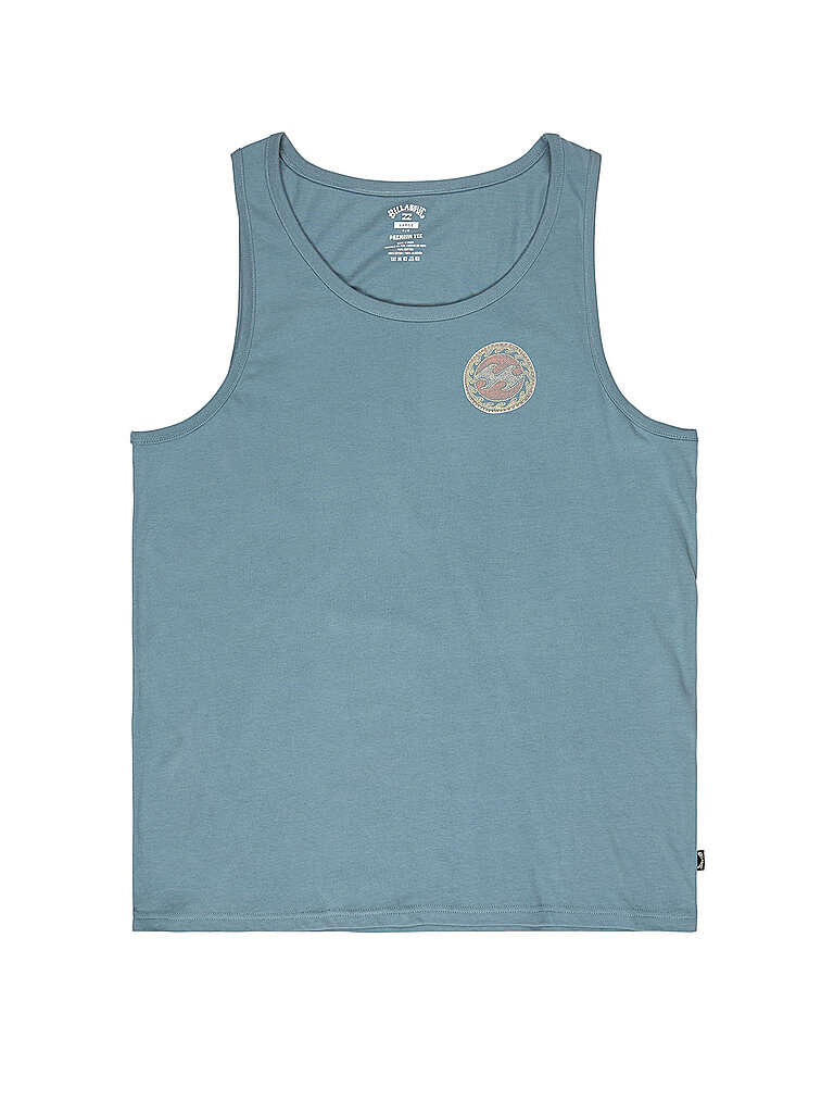 Billabong Beachtank Rundhals Siebdruck Baumwolle hellblau