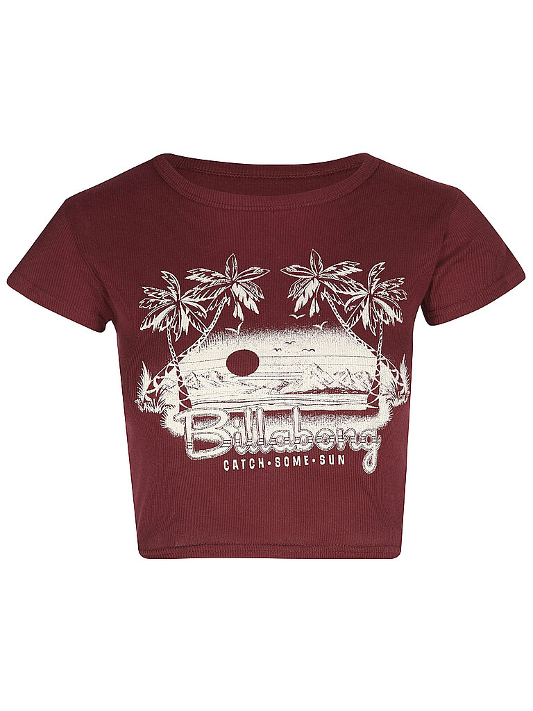 Billabong Beachshirt Catch Some Sun Cropped Cranberry