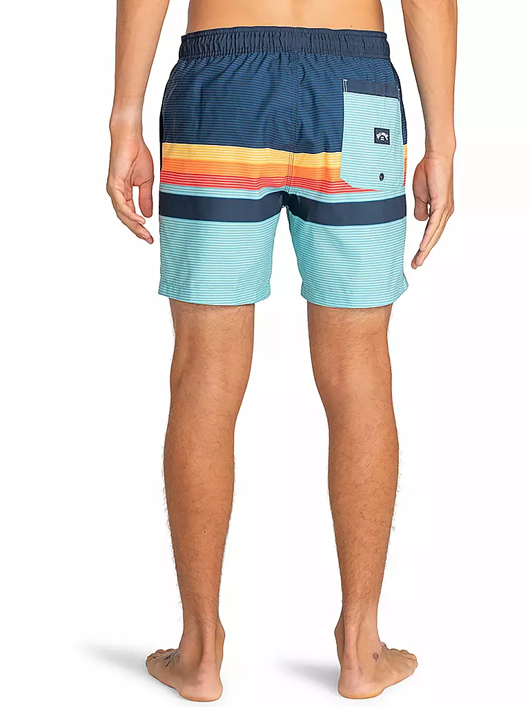 BILLABONG | Herren Badeshort All Day HTR Stripes | dunkelblau