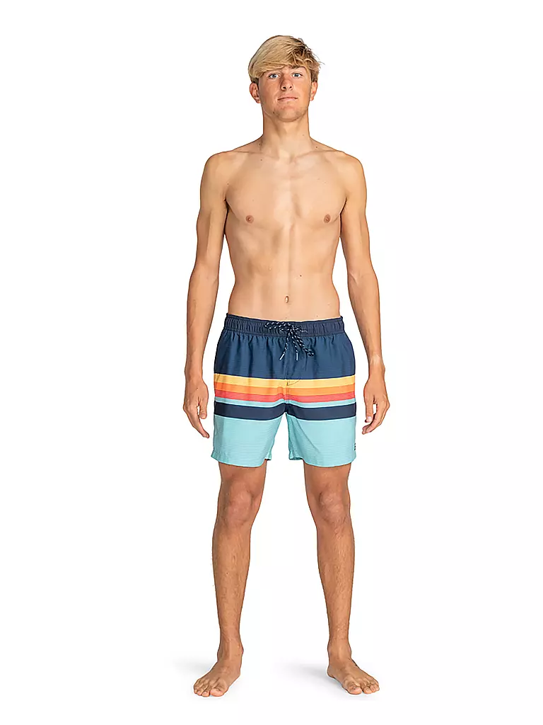 BILLABONG | Herren Badeshort All Day HTR Stripes | blau