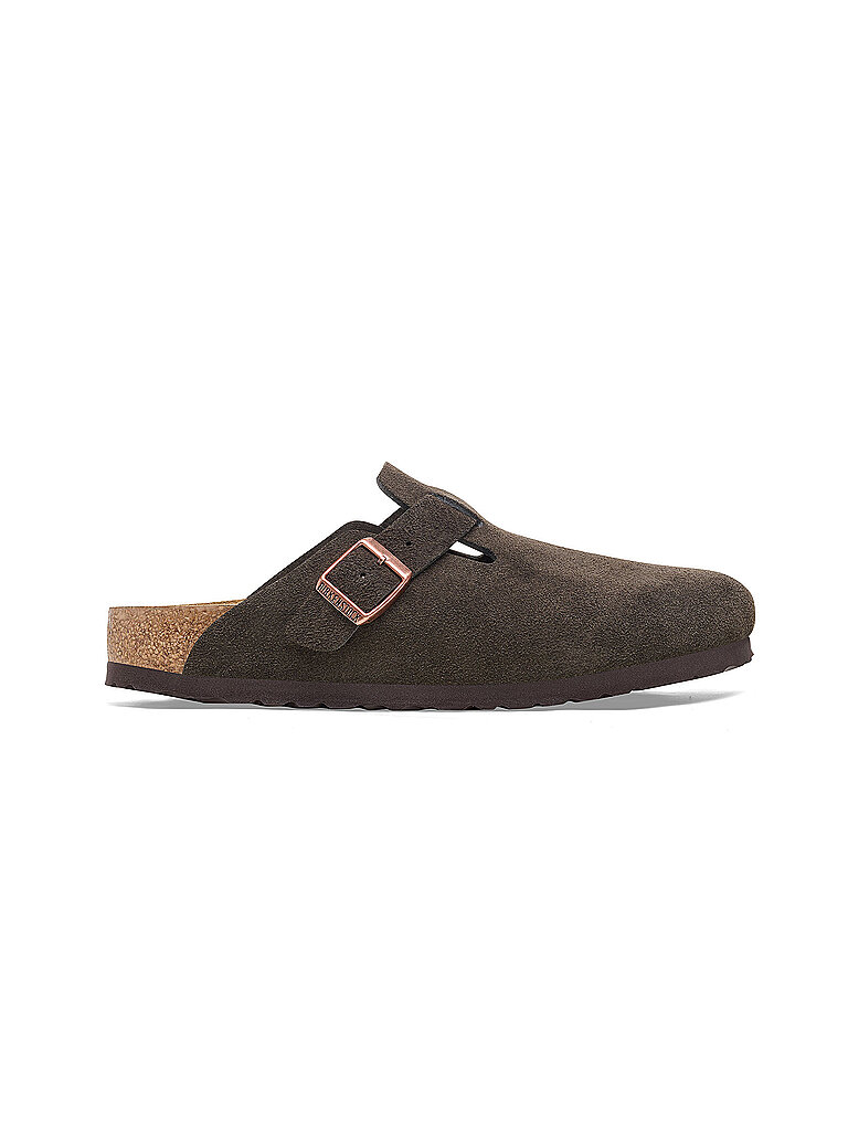 BIRKENSTOCK Herren Pantoffeln Boston Suede Regular/Wide braun | 42