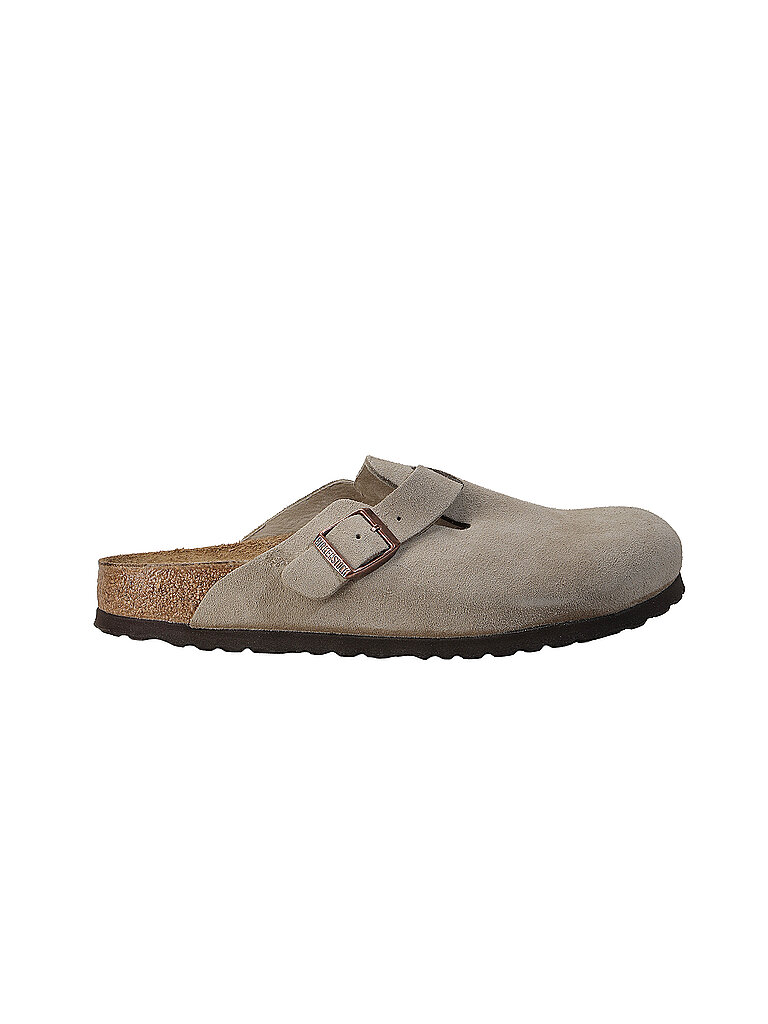 BIRKENSTOCK Damen Pantoffeln Boston Suede Medium/Narrow camel | 36