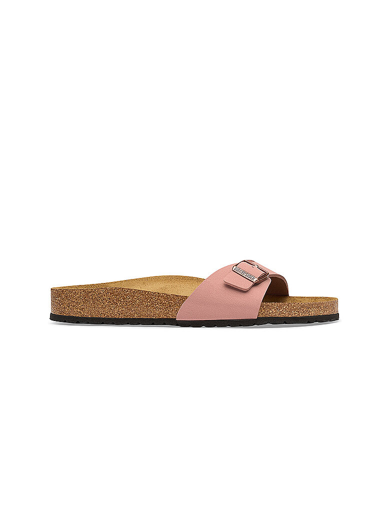 BIRKENSTOCK Damen Pantoletten Madid Birkibuc Regular/Wide pink | 37
