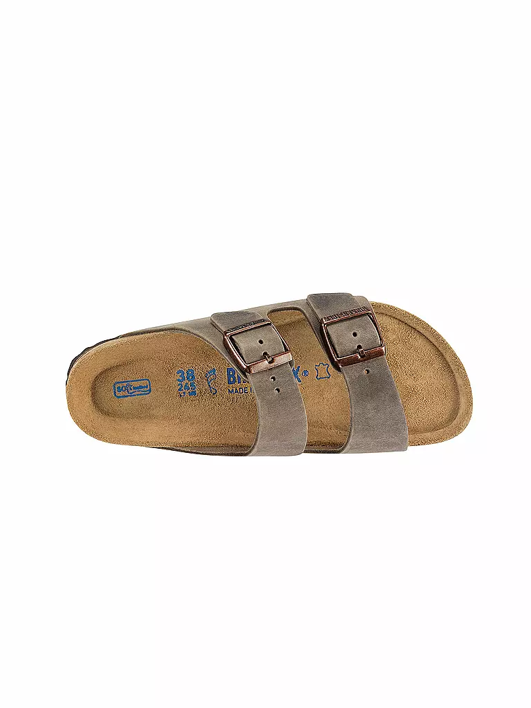 BIRKENSTOCK | Damen Pantoletten Arizon Soft Footbed | beige