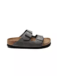 BIRKENSTOCK | Herren Pantoletten Arizon Soft Footbed | grau