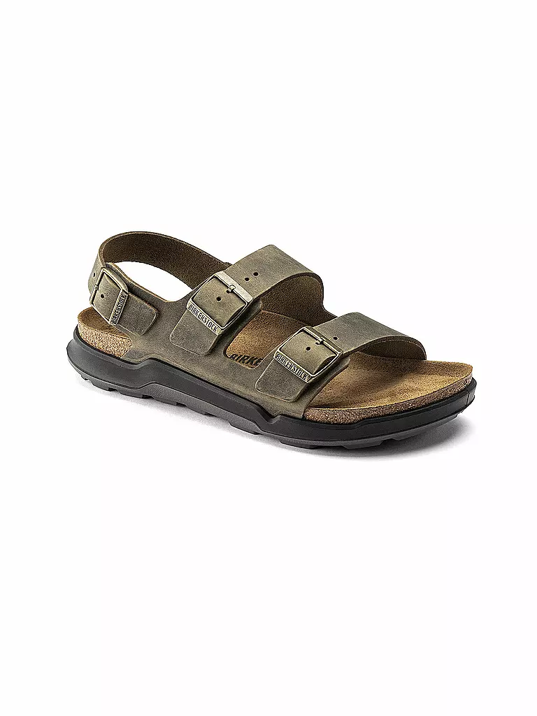 BIRKENSTOCK | Herren Sandale Milano CT Oiled Leather | olive