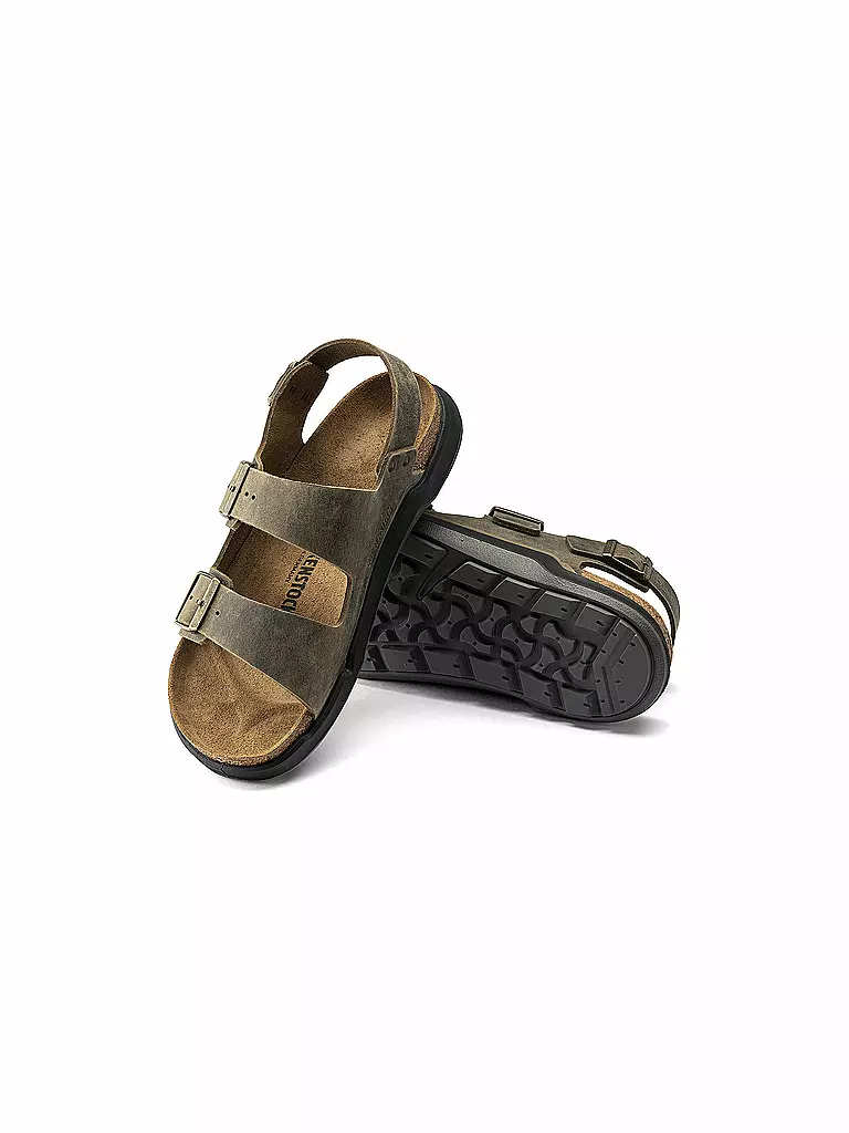 BIRKENSTOCK | Herren Sandale Milano CT Oiled Leather | olive