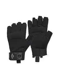 BLACK DIAMOND | Klettersteig-Handschuhe Crag Half Finger | schwarz